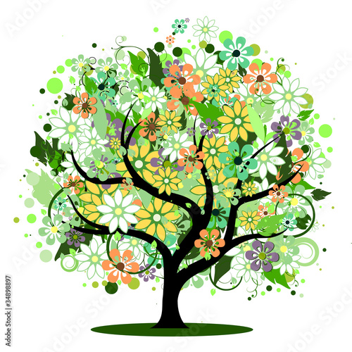 Fantasy vector tree