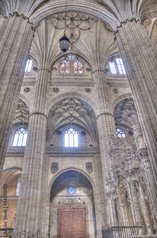 Interior de la Catedral de Salamanca.