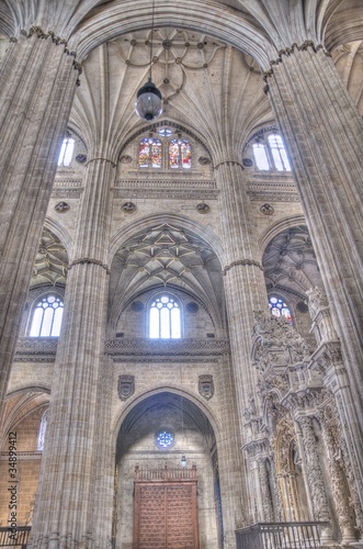 Interior de la Catedral de Salamanca.