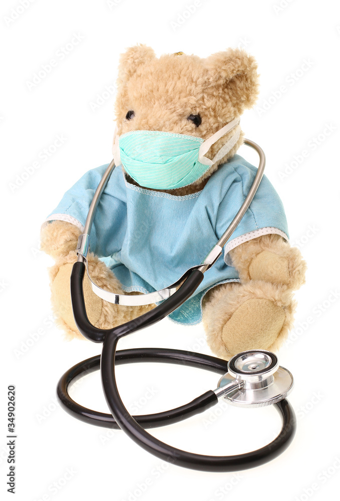 Teddybär Arzt Medizin Stock-Foto | Adobe Stock