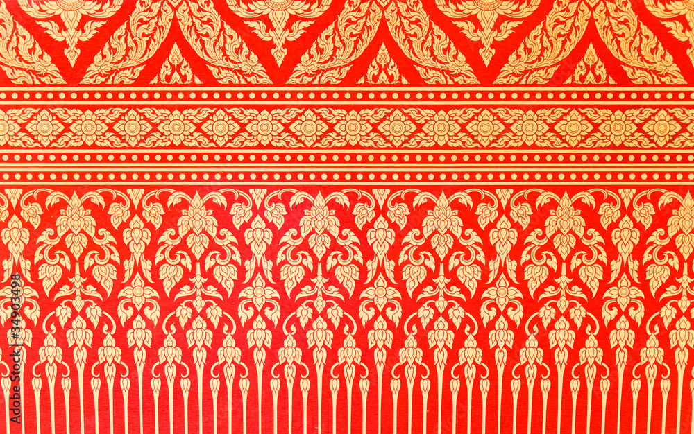 Traditional Thai pattern Traditional Thai pattern
