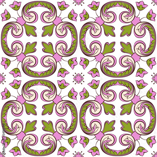 Abstract classical pattern. Seamless. Vector.
