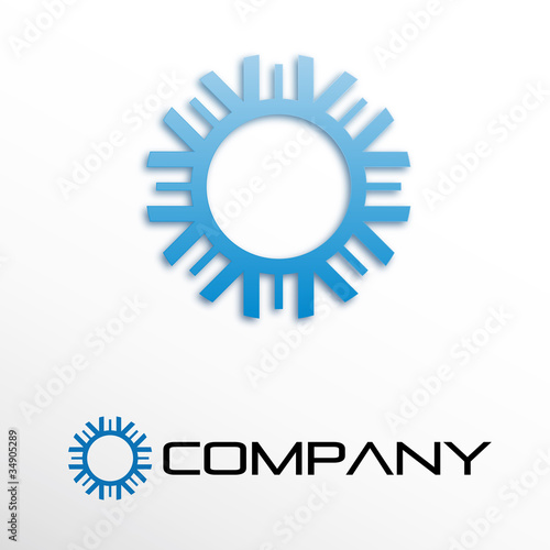 Logo sun and ice # Vector