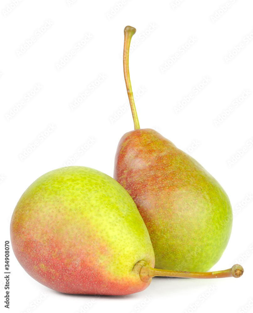 Pears Isolated on White Background