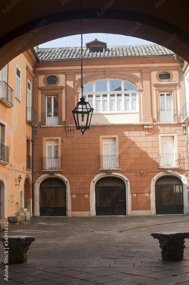 Benevento (Campania, Italy) - Historic building: court