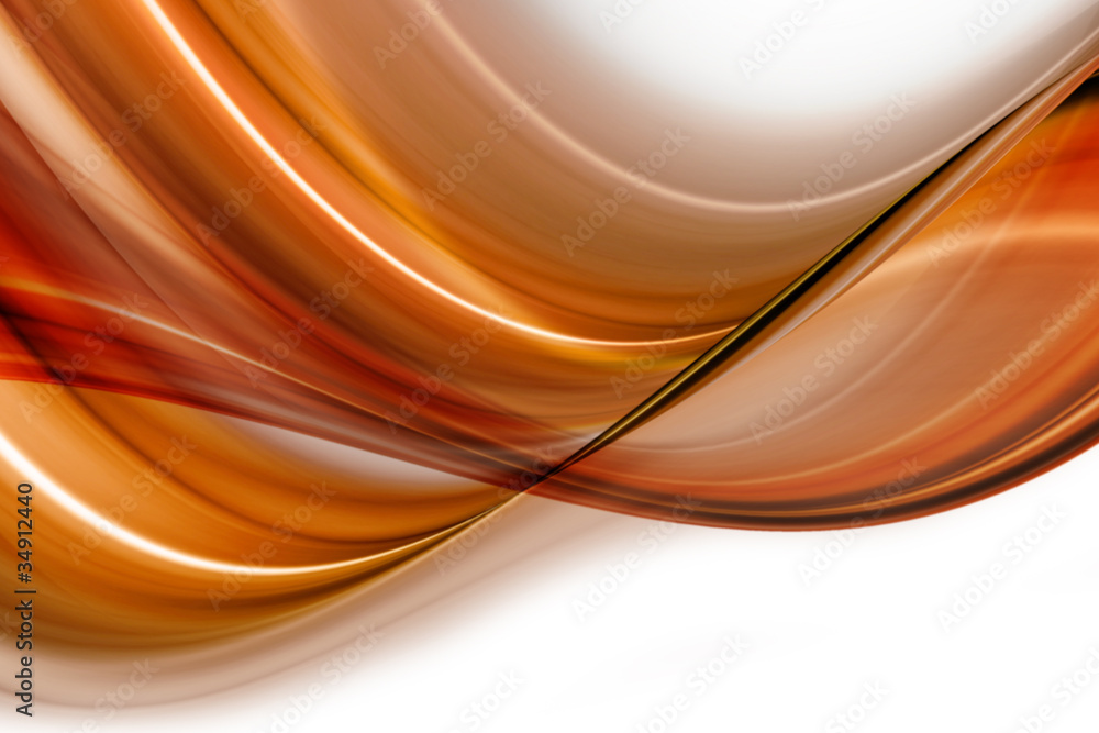 Fototapeta premium Fantastic abstract wave background design illustration