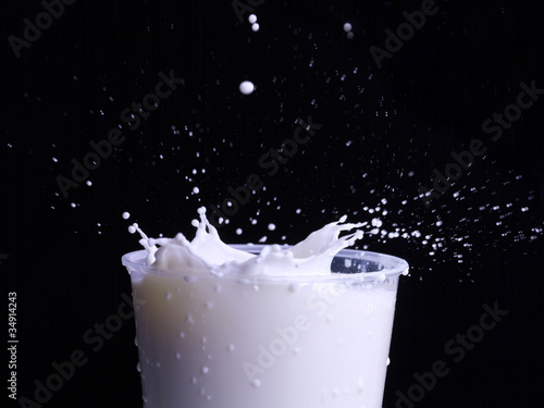 spatter of milk