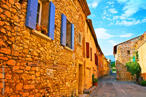 Village street in french Provence