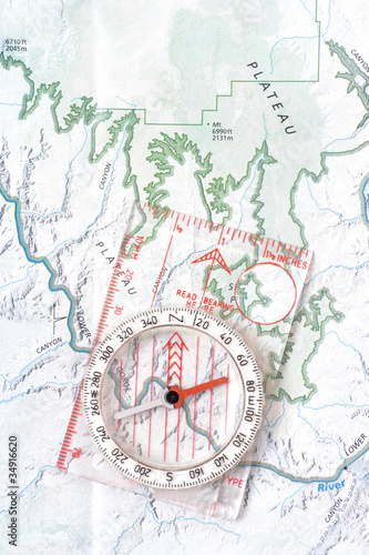 Fototapeta Naklejka Na Ścianę i Meble -  Map Compass