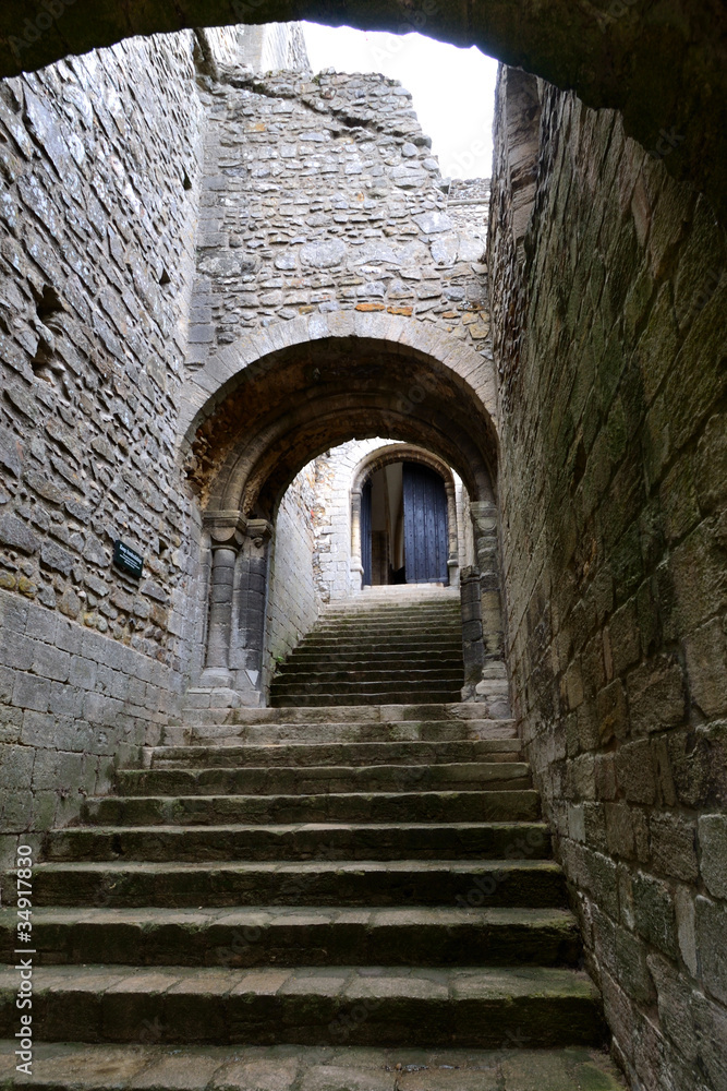 Entrance Stairway - Castle Rising