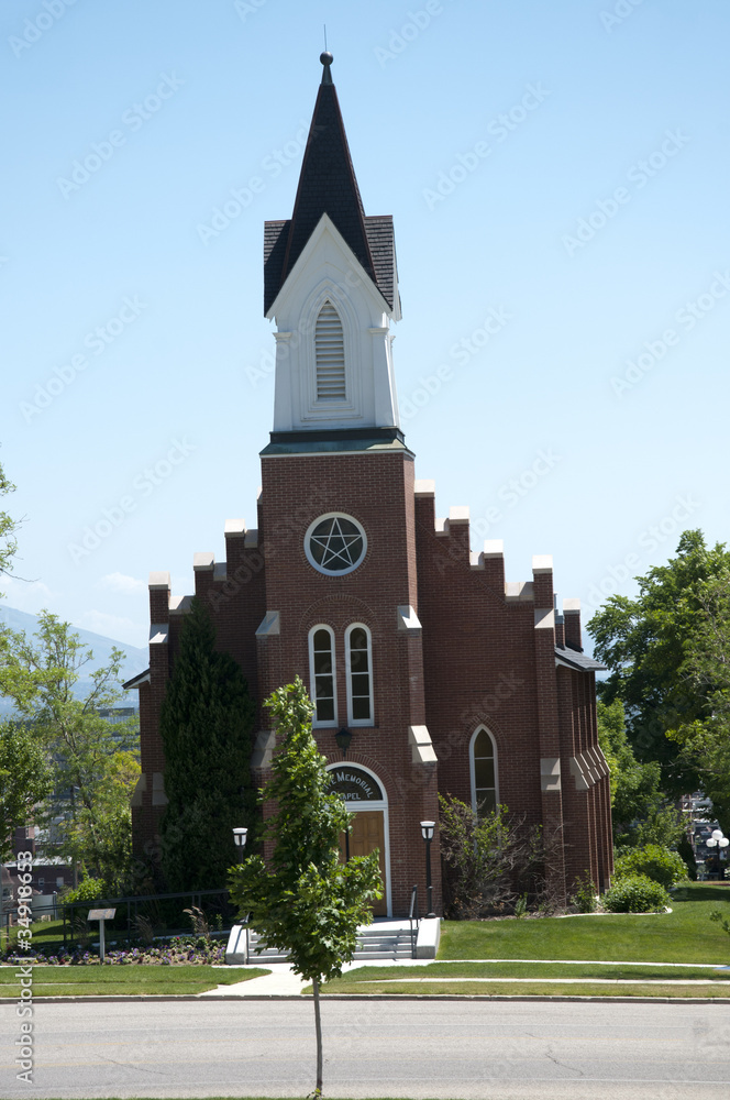 Church in Salt Lake City Utah USA