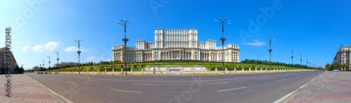 Parliament House panorama, Bucharest, Romania