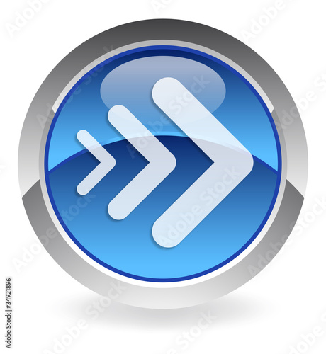 blue vector button "next"