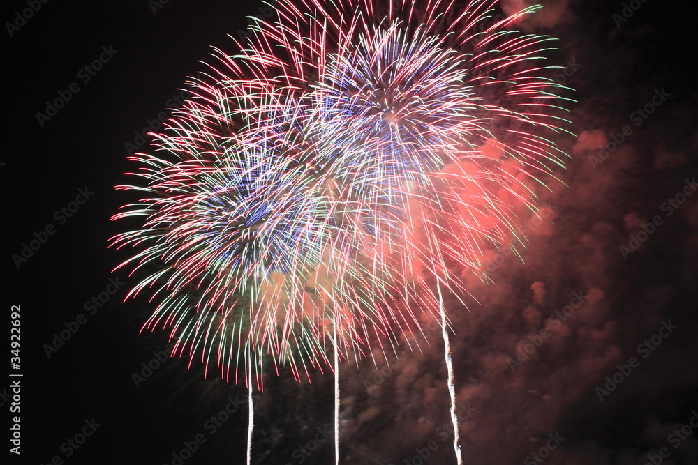 Fototapeta premium 打ち上げ花火