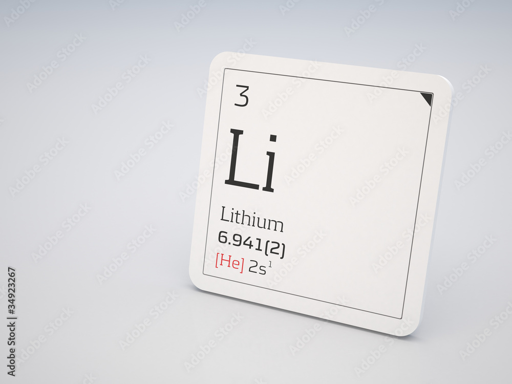 Lithium - element of the periodic table Lithium - element of the periodic table
