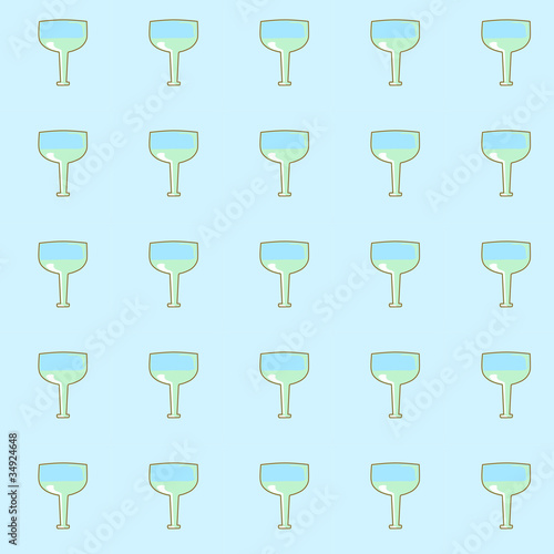ector Seamless background drawing from glass glasses © NewMast