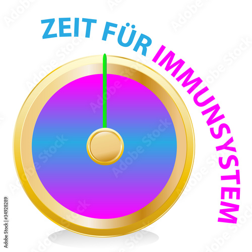 uhr - zeit für immunsystem