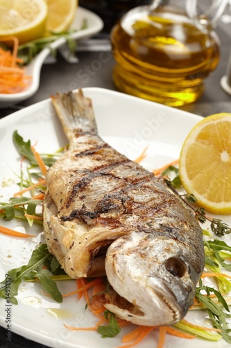 fish with lemon