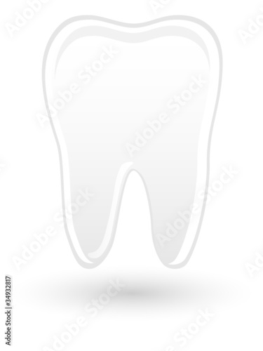 Tooth. Vector.