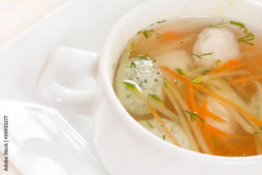 soup with meatballs soup with meatballs