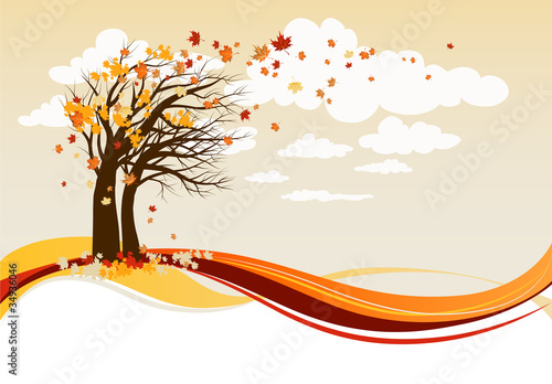 Autumn trees