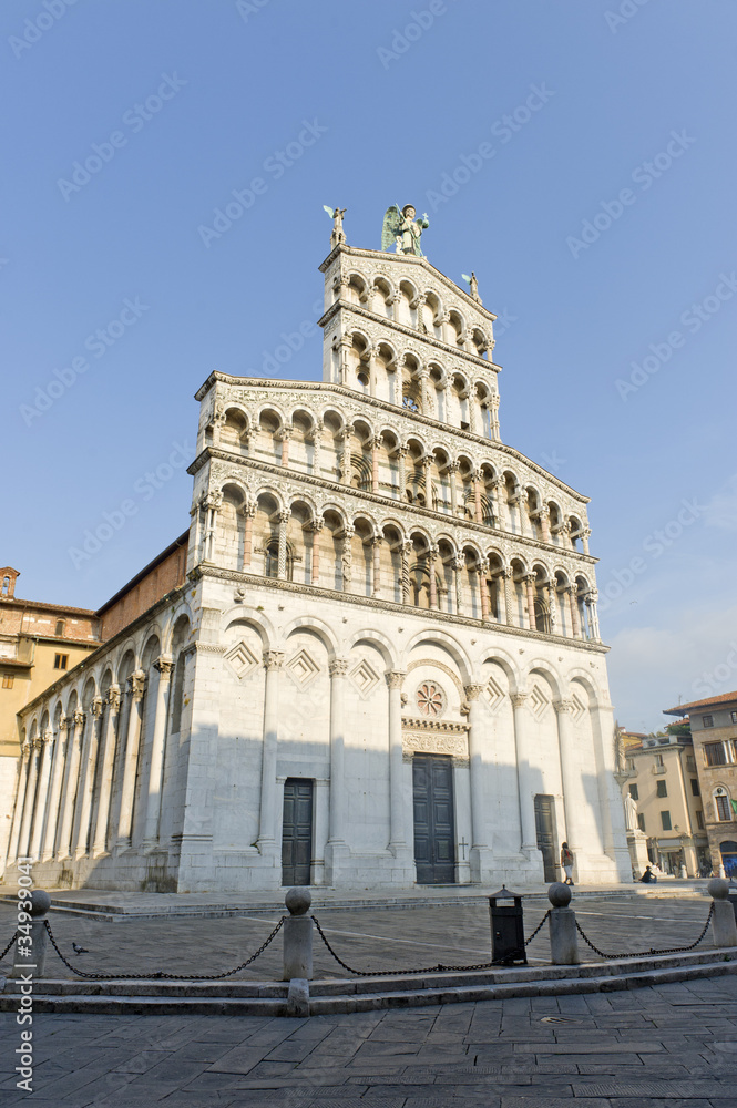Obraz premium Lucca, church of San Michele in Foro