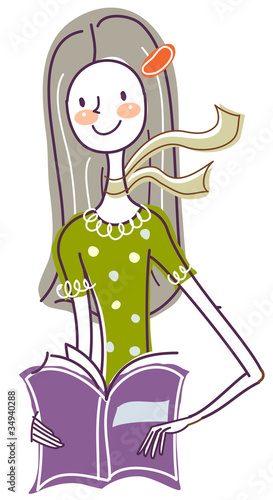 Wallpaper Mural close-up of woman standing Torontodigital.ca