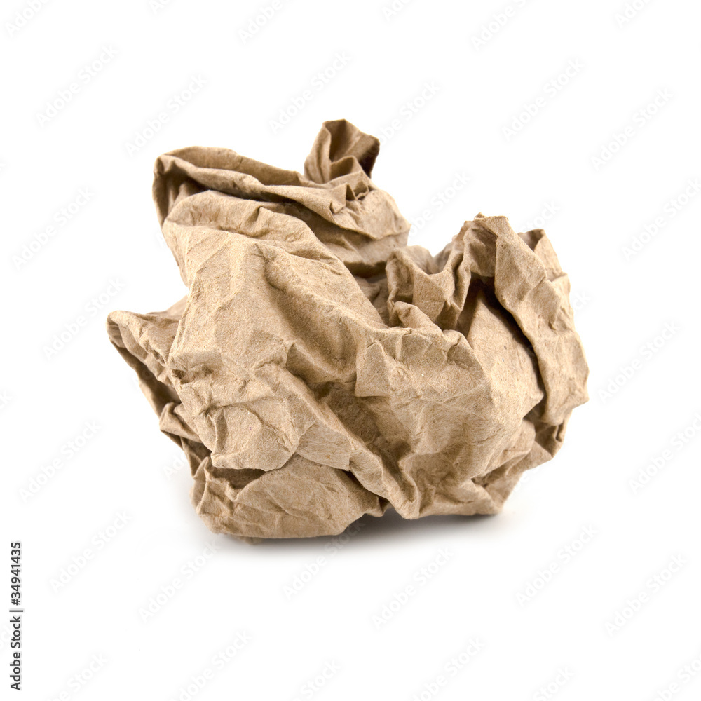 crumpled paper