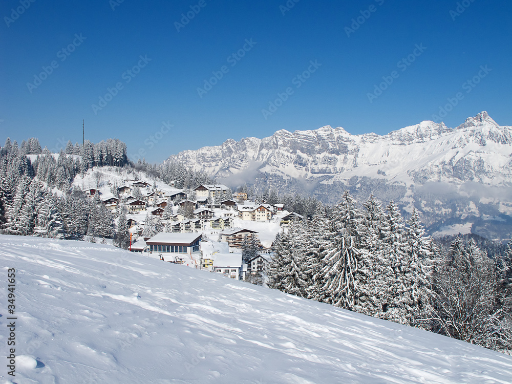 Winter in alps Winter in alps