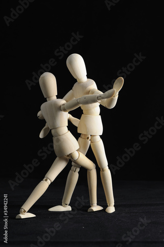 Wooden Figure (Dancing)
