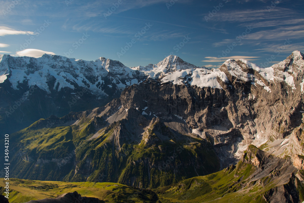 View from the Schilthorn mountain View from the Schilthorn mountain
