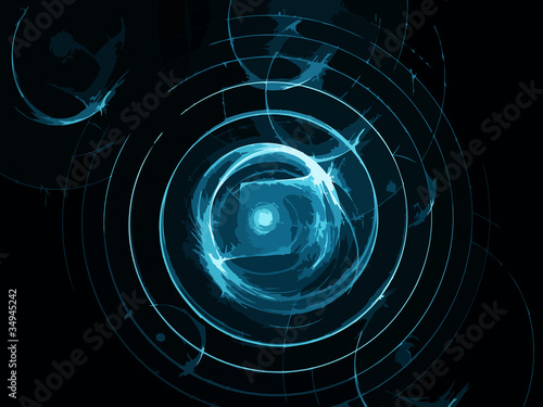 Abstract art background spiral system . photo