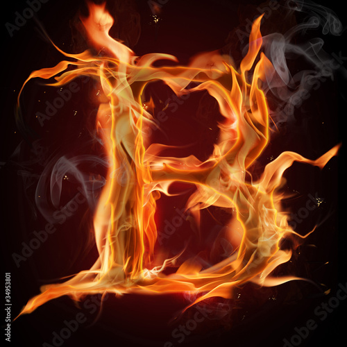 Fire alphabet
