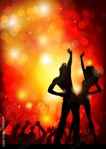 festive party in the nightclub