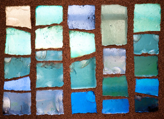 Leinwandbilder Buntglas Sakrales Bleiglasfenster mit Mariendarstellung  © Etienne RUGGERI