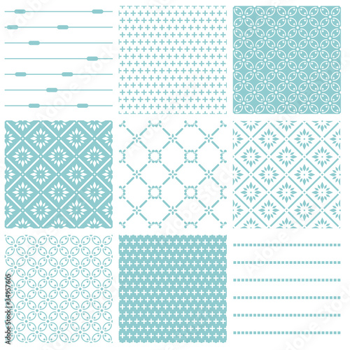 Seamless backgrounds Collection - Vintage Tile