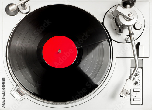 Картината върху платно Turntable deck
