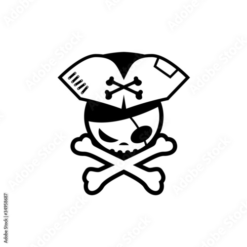 Piraten Totenkopf