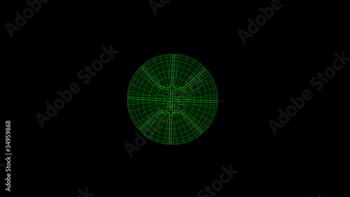 Wallpaper Mural Sport ball Loop 3d Animation witn alpha matte Torontodigital.ca