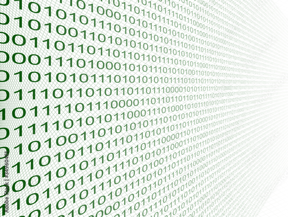 Binary code Stock Vector | Adobe Stock
