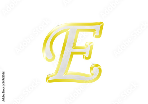 Letter E