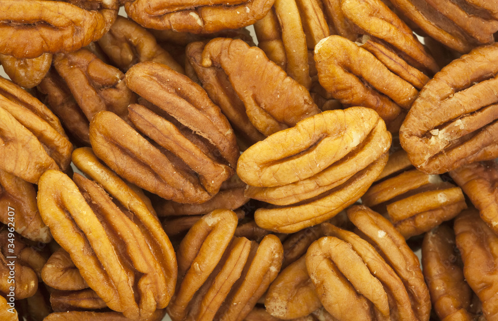 Pecan Halves Background Pecan Halves Background