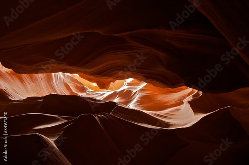 Spaccatura di luce Upper Antelope Canyon Page Arizona