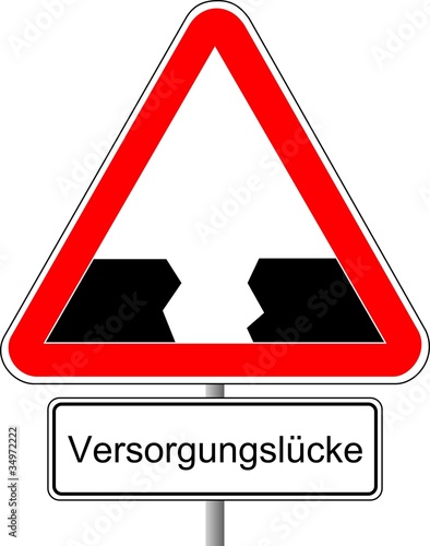 Achtung Versorgungslücke