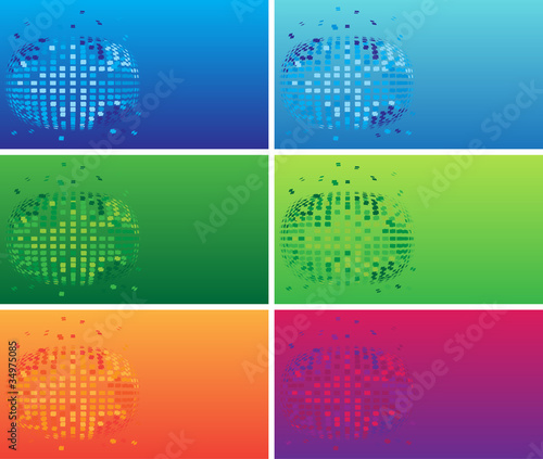 color business cards