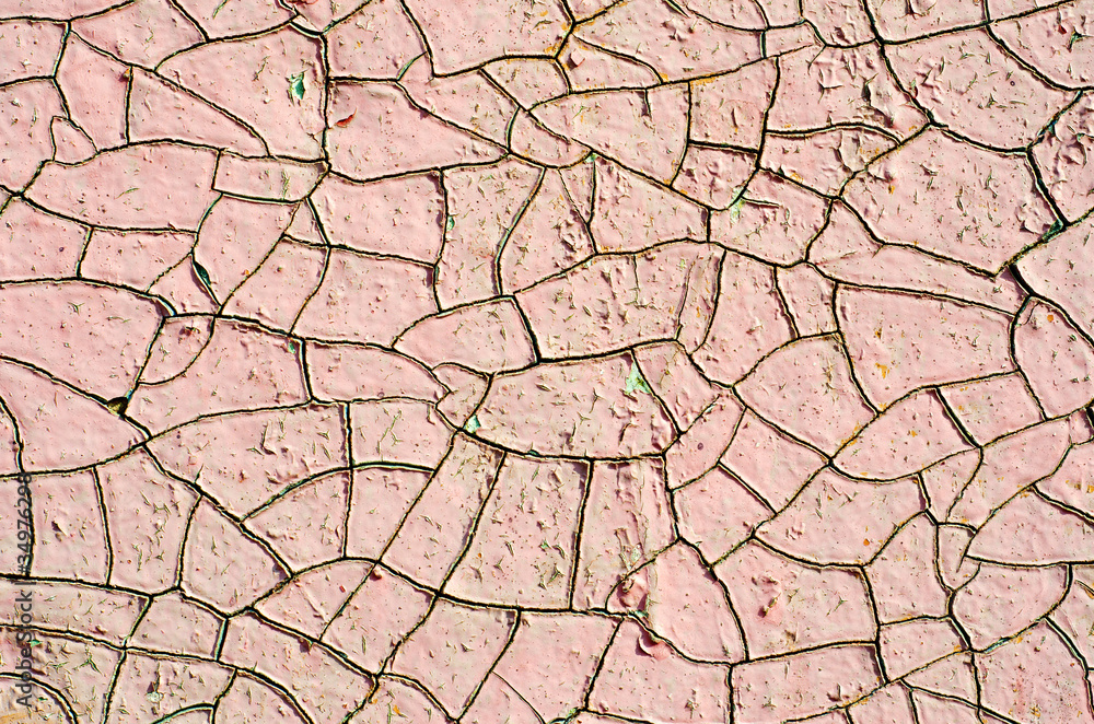 Fototapeta premium cracked grunge old wall background