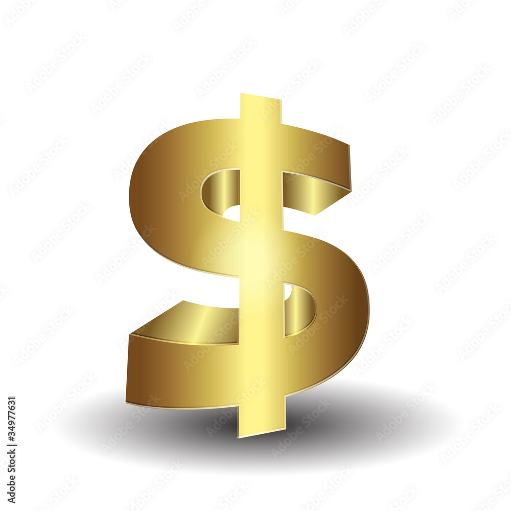 3d dollar sign 3d dollar sign