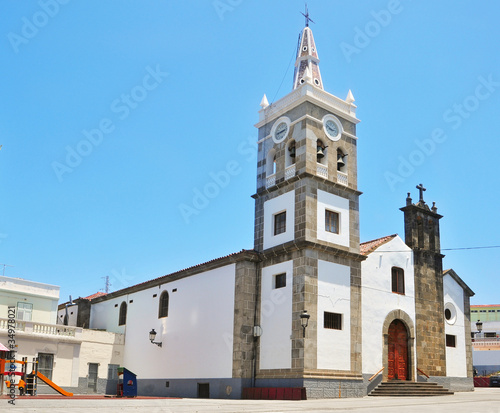 Sant Bartolome Church in Tejina, Tenerife, Canary Islands, Spain