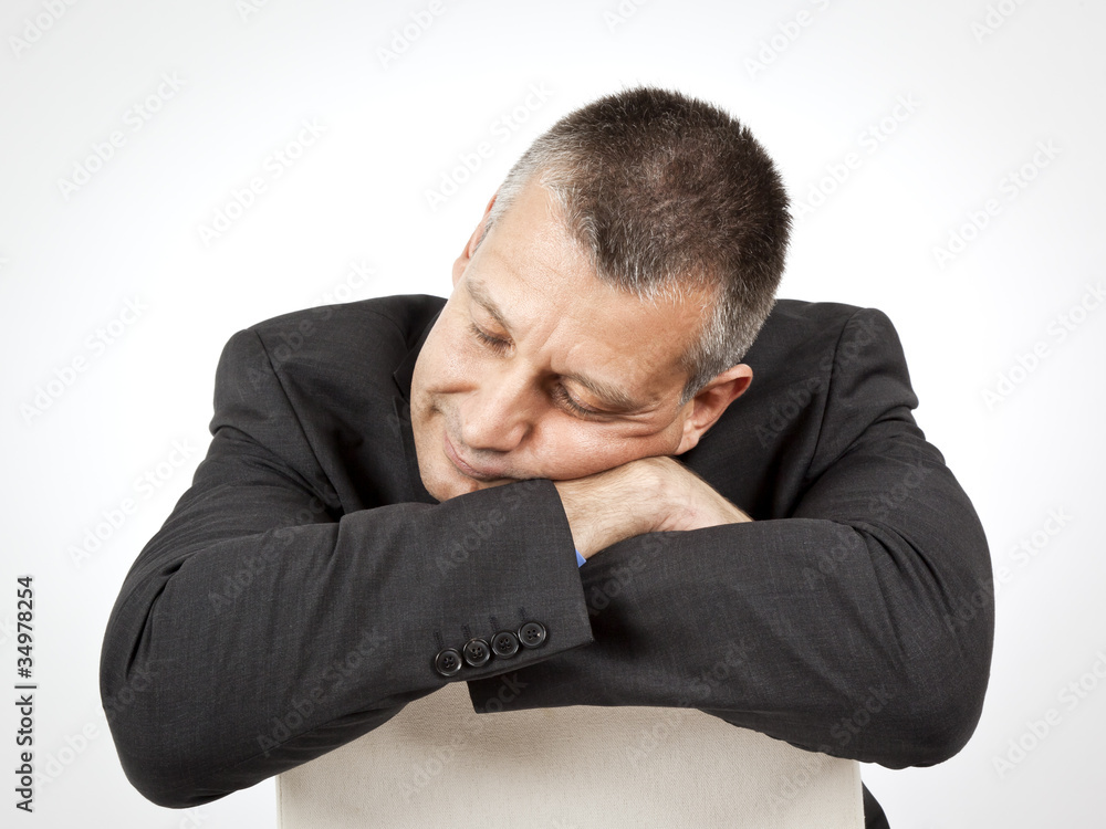 sleeping business man sleeping business man