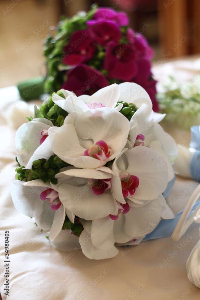Orchid bridal bouquet